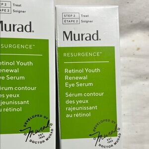 Murad Resurgence Retinol Eye Serum - White and Green .5oz &40 each